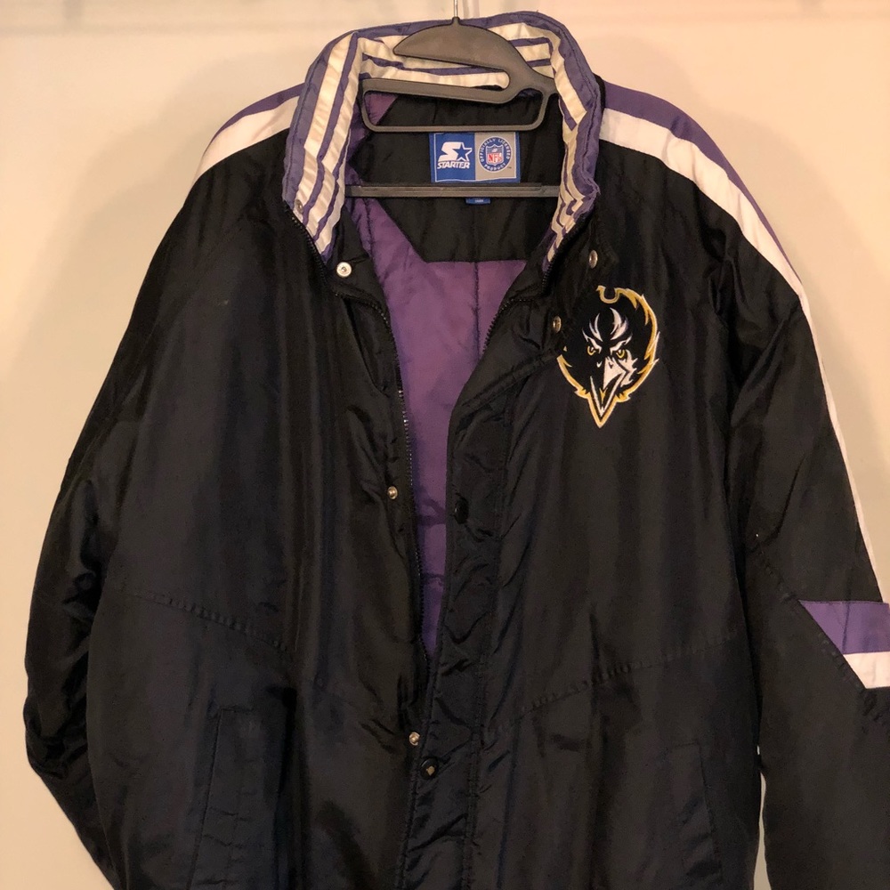 Vintage Starter Ravens Jacket